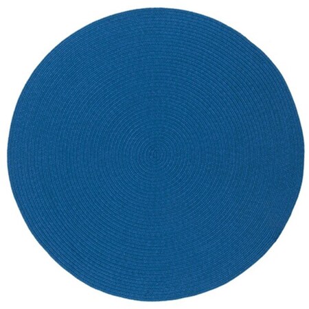 Safavieh 4 x 4 ft. Braided Contemporary Round Hand Woven Area Rug, Blue BRD315M-4R